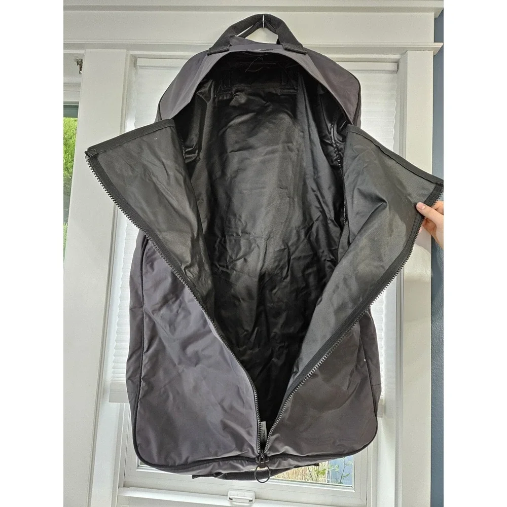 Vtg Lands' End Lighthouse Grey Foldable Garment Bag USA Luggage